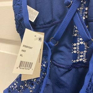 Kenneth Cole Swim - Kenneth Cole Crochet Swimsuit Indigo size XL Kenneth Cole Swim - Kenneth Cole Crochet Swimsuit Indigo size XL